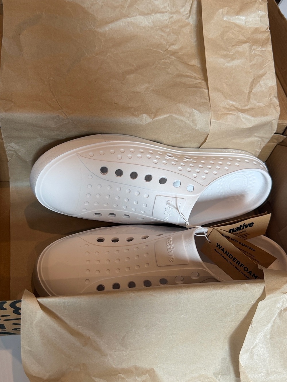 Native Slip-On Clog in Shell White